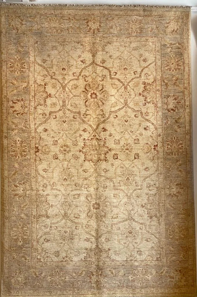 Afghan Chobi rug hand knotted pure wool pile 276cm x 184cm
