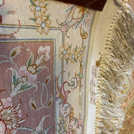 Persian Tabriz Silk Base Pure wool pile rug hand knotted 300cm x 200cm