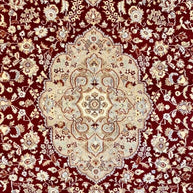 Persian Kashmar rug Hand Knotted pure wool pile area rug 281cm x 187cm