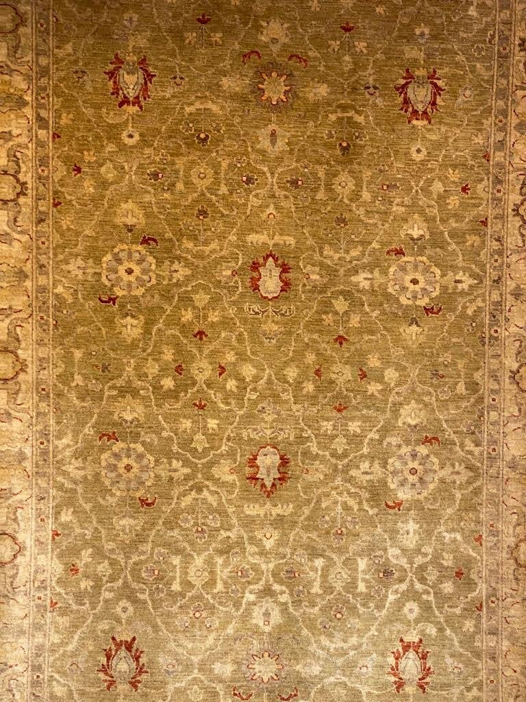 Afghan Chobi pure wool pile hand knotted rug 300cm x 200cm
