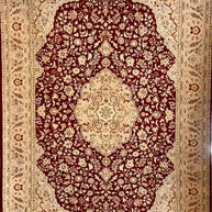 Persian Kashmar rug Hand Knotted pure wool pile area rug 281cm x 187cm