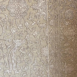 Indo Persian Ziegler Silk and wool pile hand knotted rug 276cm x 183cm