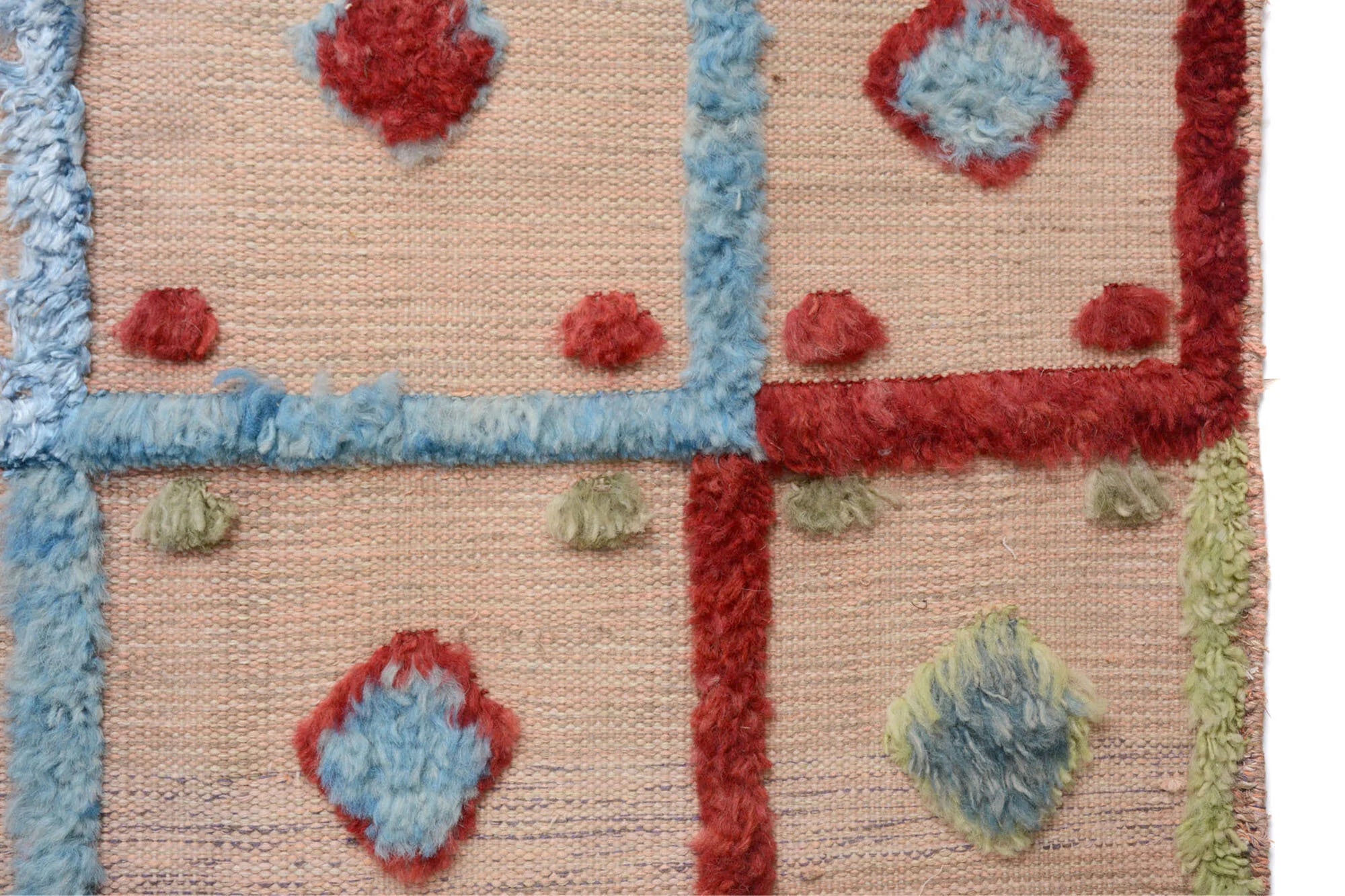 315cm x 224cm Modern Moroccan Rug Hand Knotted Pure wool pile