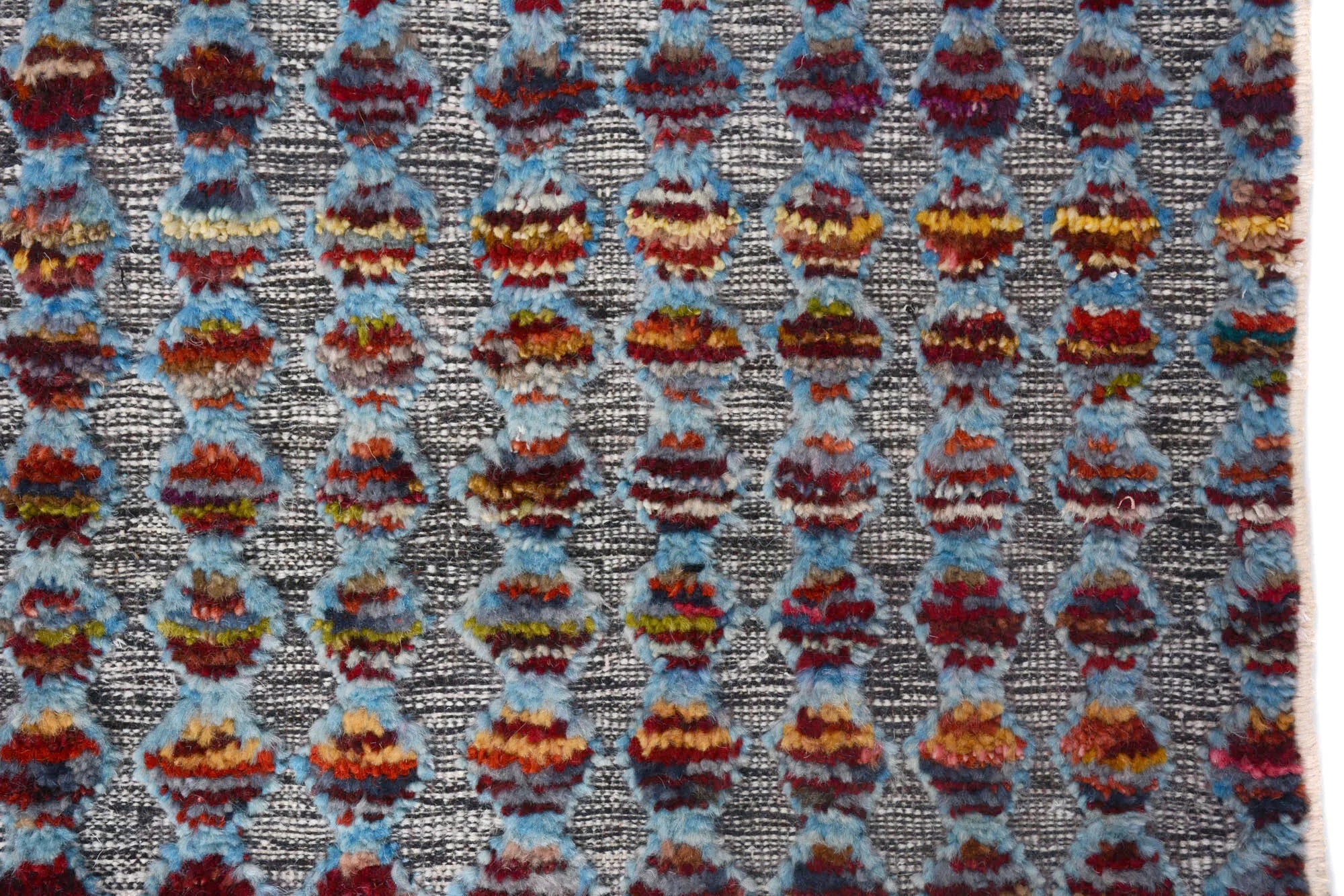 322cm x 189cm Modern Moroccan Rug Hand Knotted Pure wool pile