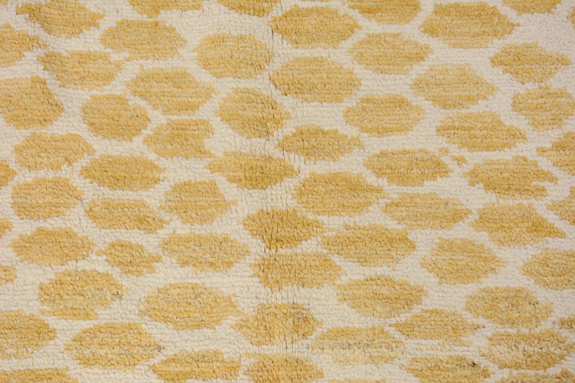 Hand Knotted Modern Moroccan rug Pure wool pile 249cm x 159cm