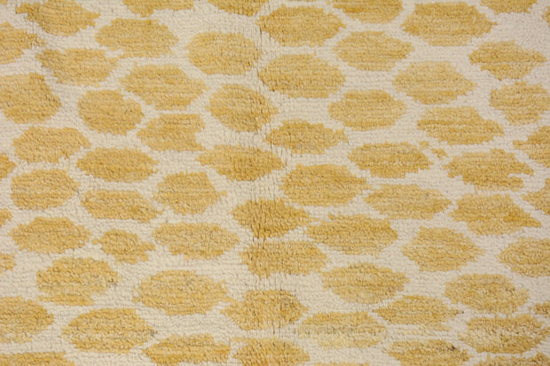Hand Knotted Modern Moroccan rug Pure wool pile 249cm x 159cm