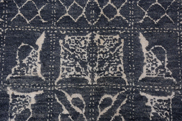 321cm x 245cm Moroccan Pure wool pile Modern Rug Hand Knotted