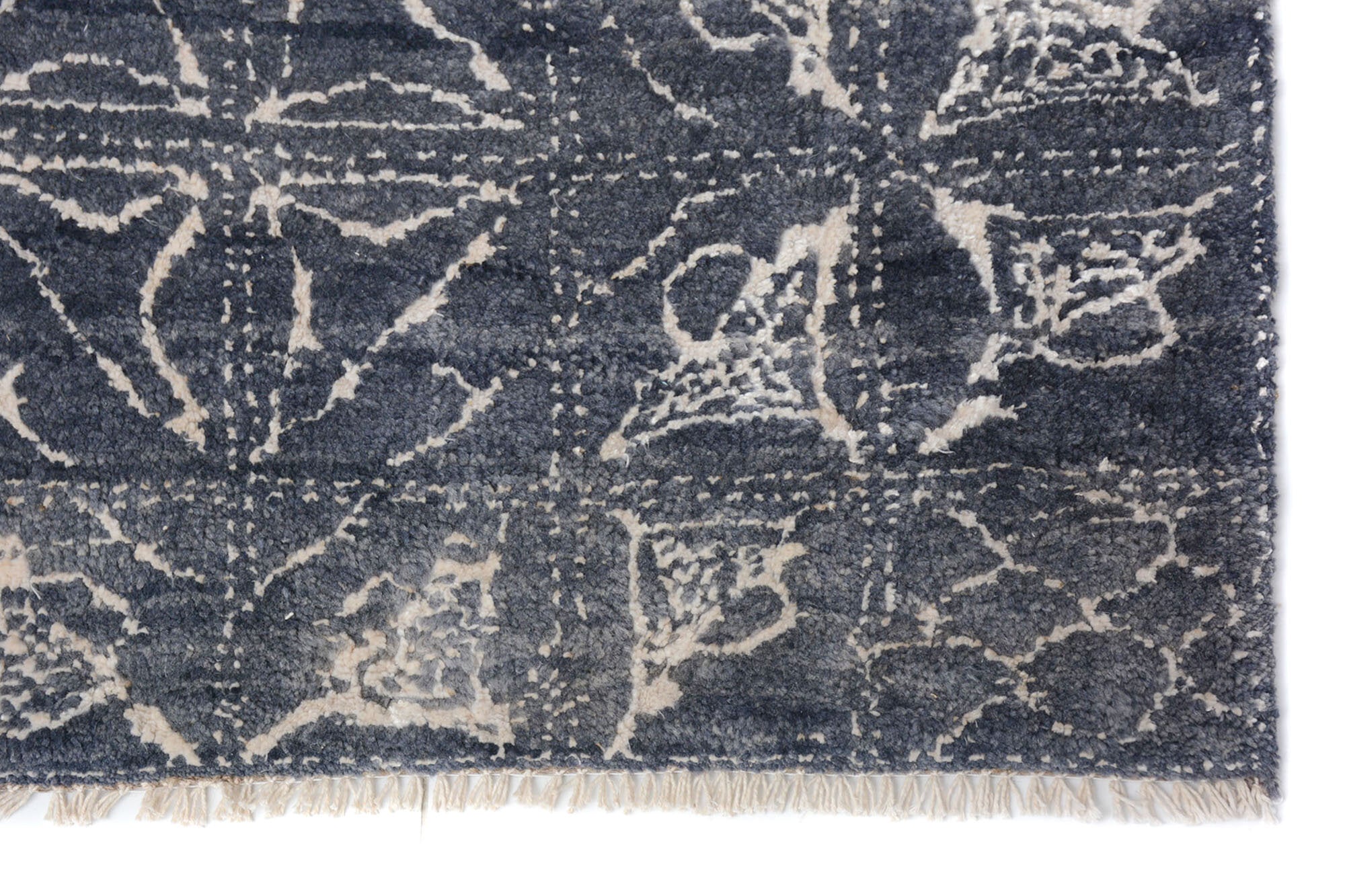 321cm x 245cm Moroccan Pure wool pile Modern Rug Hand Knotted