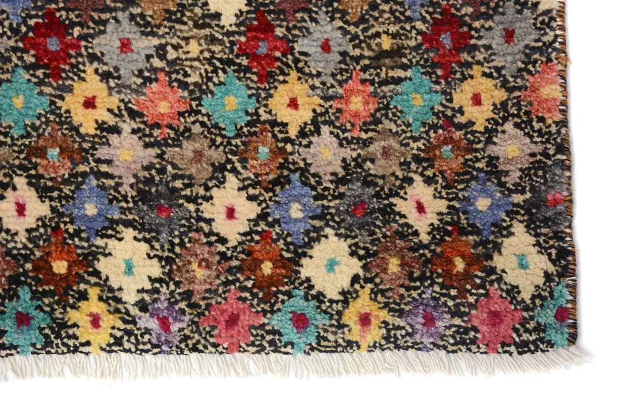 Modern Moroccan Hand Knotted Pure wool pile rug 181cm x 124cm
