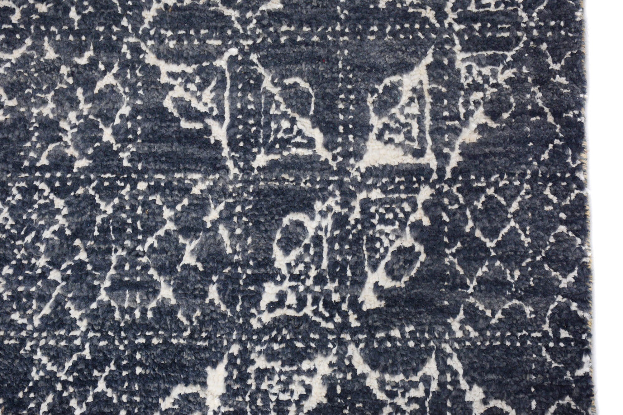 Modern Moroccan Rug pure wool pile hand knotted 322cm x 157cm