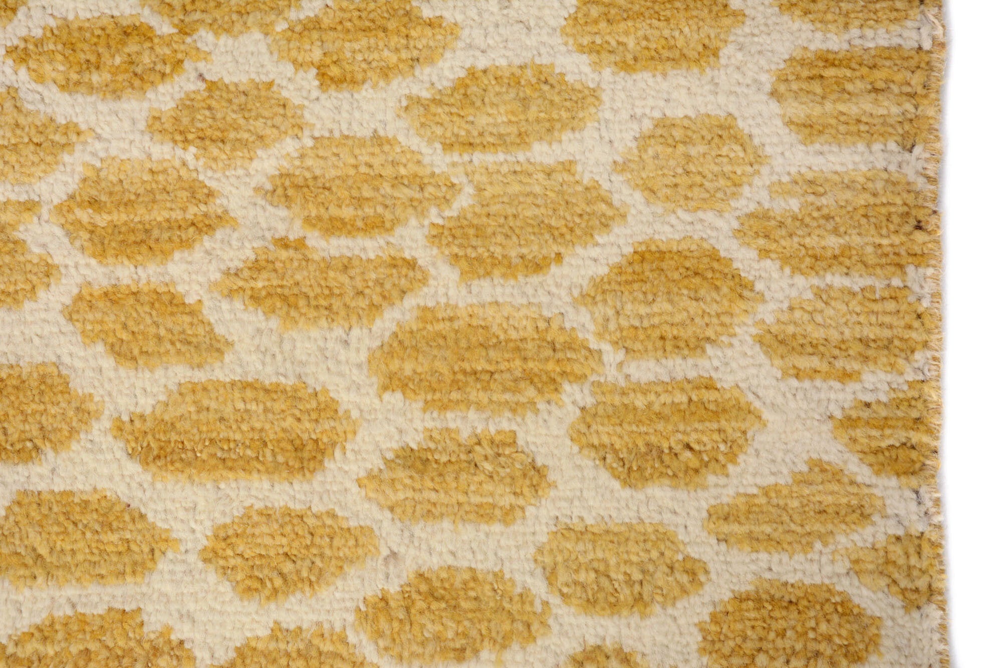 Modern Moroccan Pure wool pile rug hand knotted 277cm x 188cm