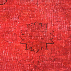 Vintage Pure wool pile 188cm × 155cm Kashan Persian Hand Knotted Pure wool pile rug