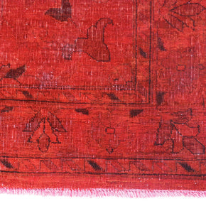 Vintage Pure wool pile 188cm × 155cm Kashan Persian Hand Knotted Pure wool pile rug