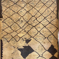 Indian Moroccan Design pure wool pile rug hand knotted 295cm x 205cm