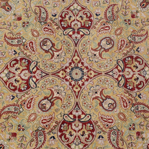 281cm x 183cm Hand Knotted Kashmiri area rug pure wool pile rug