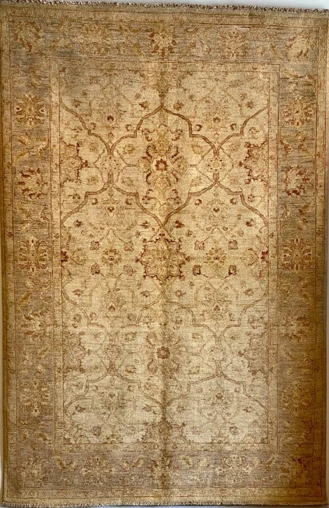 Afghan Chobi rug hand knotted pure wool pile 276cm x 184cm