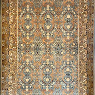 Persian Ziegler area rug hand knotted pure wool pile rug 275cm x 188cm