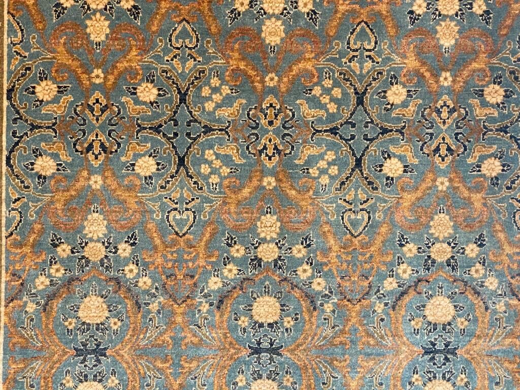 Persian Ziegler area rug hand knotted pure wool pile rug 275cm x 188cm