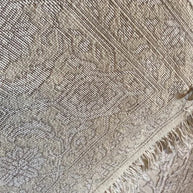 Indo Persian Ziegler Silk and wool pile hand knotted rug 276cm x 183cm