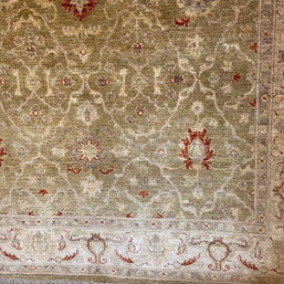 Afghan Chobi pure wool pile hand knotted rug 300cm x 200cm