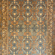 Persian Ziegler area rug hand knotted pure wool pile rug 275cm x 188cm
