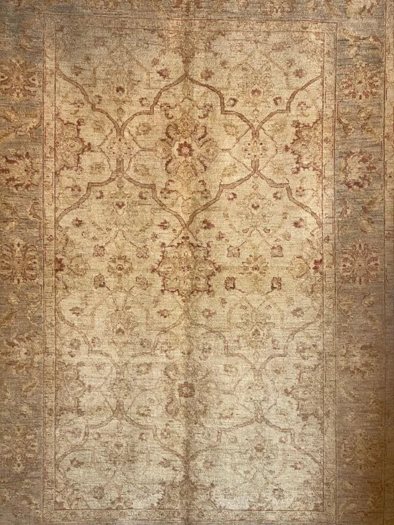 Afghan Chobi rug hand knotted pure wool pile 276cm x 184cm
