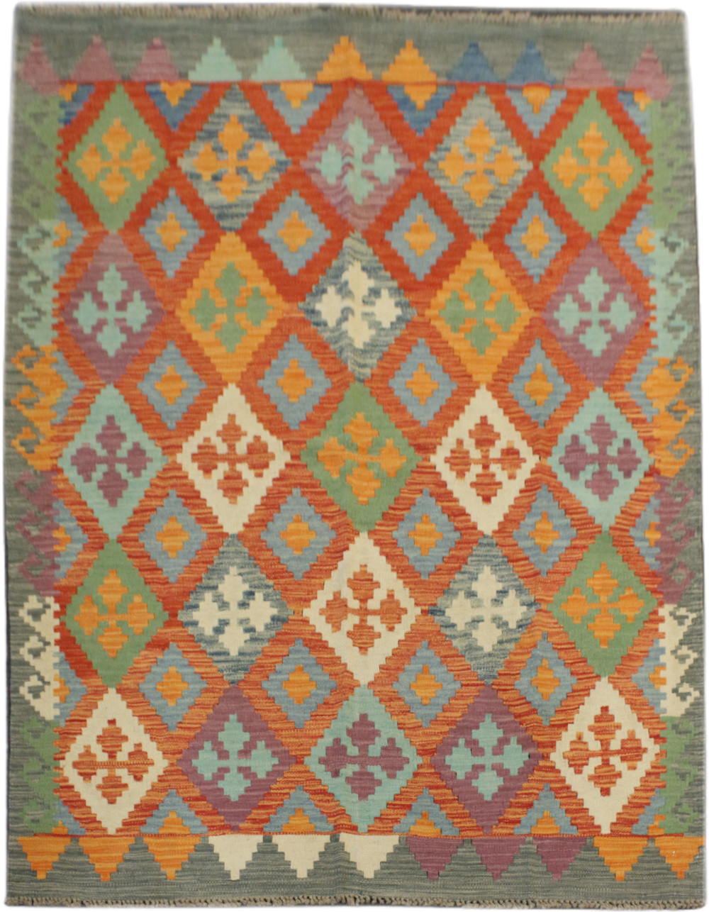 Chobi Kilim - 196 cm x 151 cm