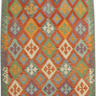 Chobi Kilim - 196 cm x 151 cm