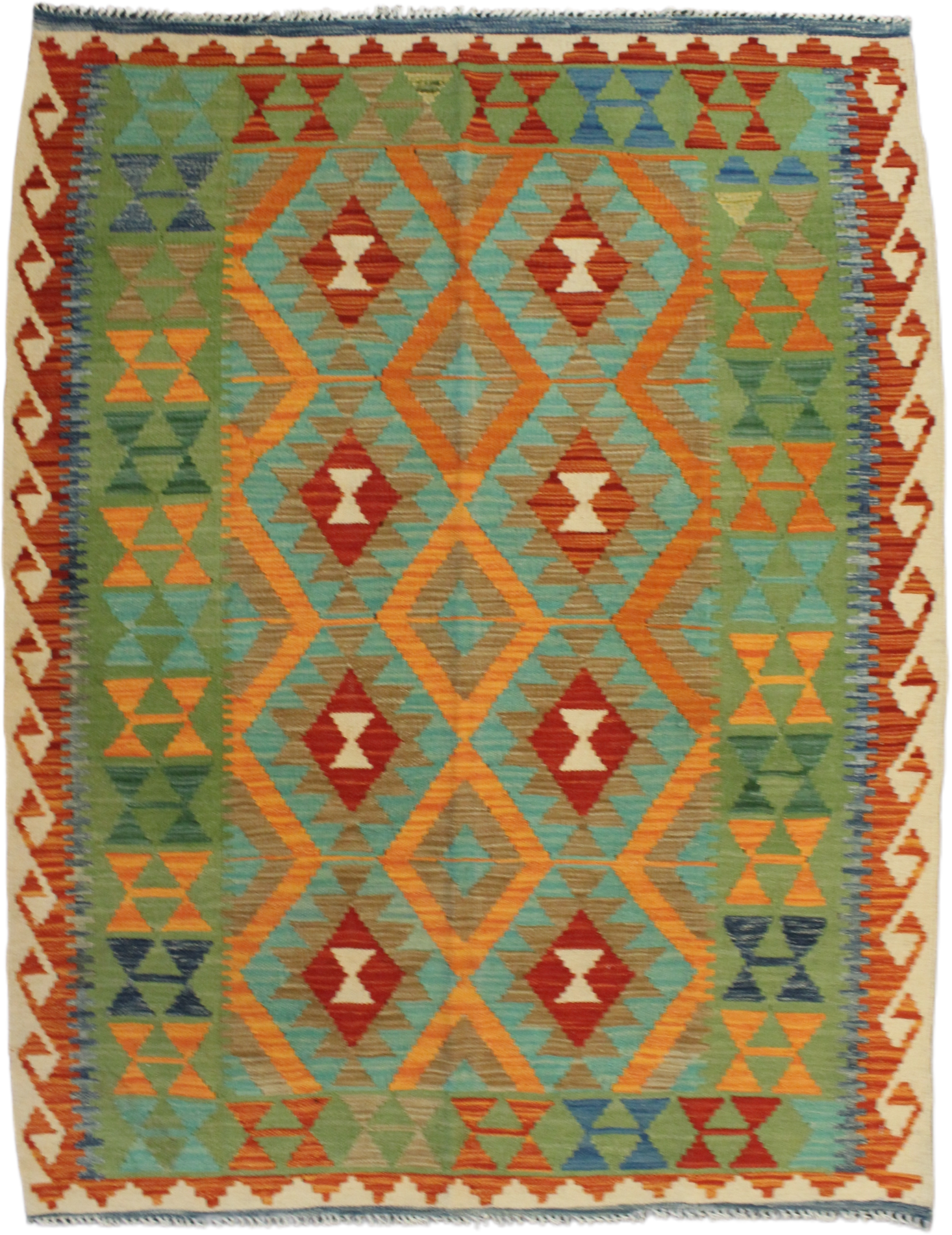 Chobi Kilim - 158 cm x 122 cm