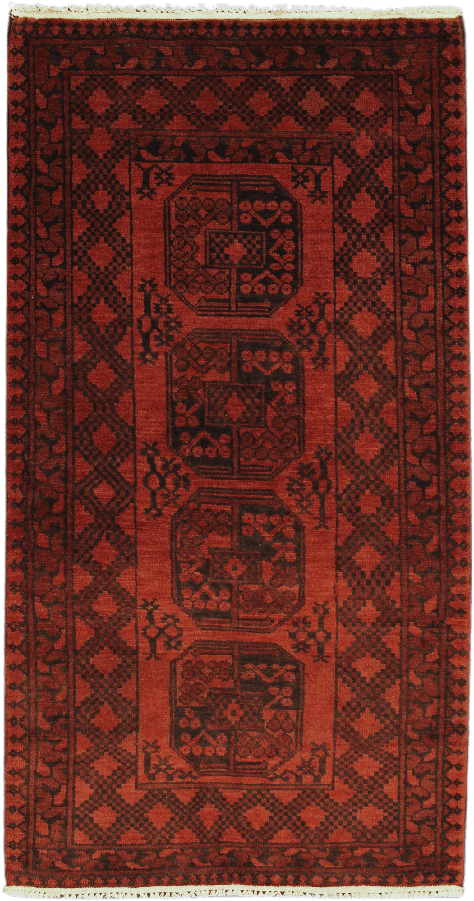 Turkaman Rug - 191 cm x 102 cm