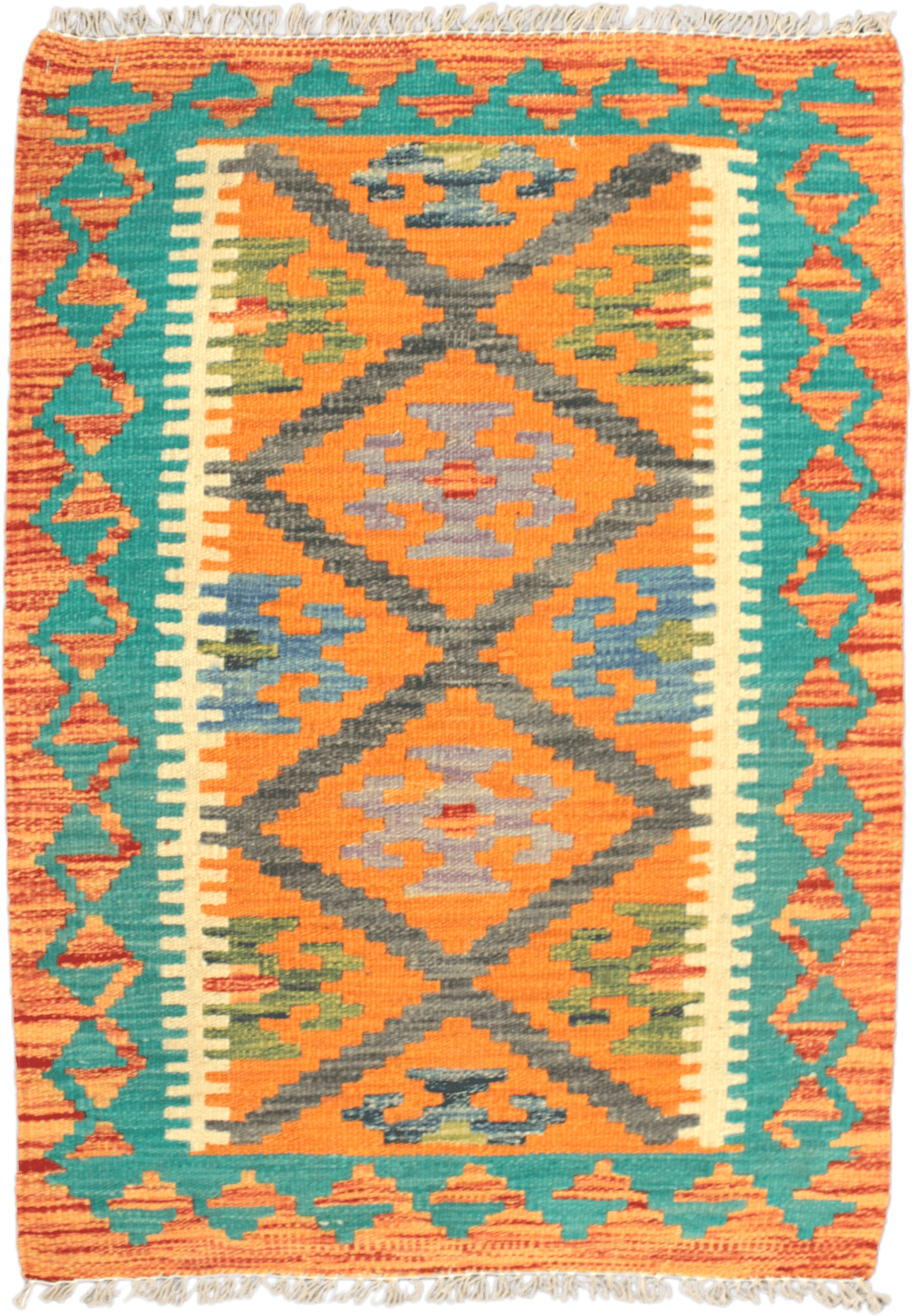 Chobi Kilim Rug  - 87 cm x 53 cm