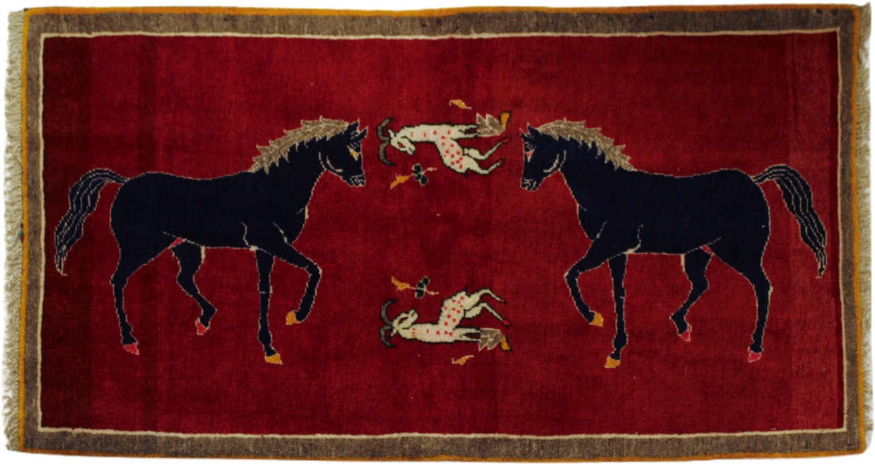 Persian Picture Rug - 185 cm x 98 cm