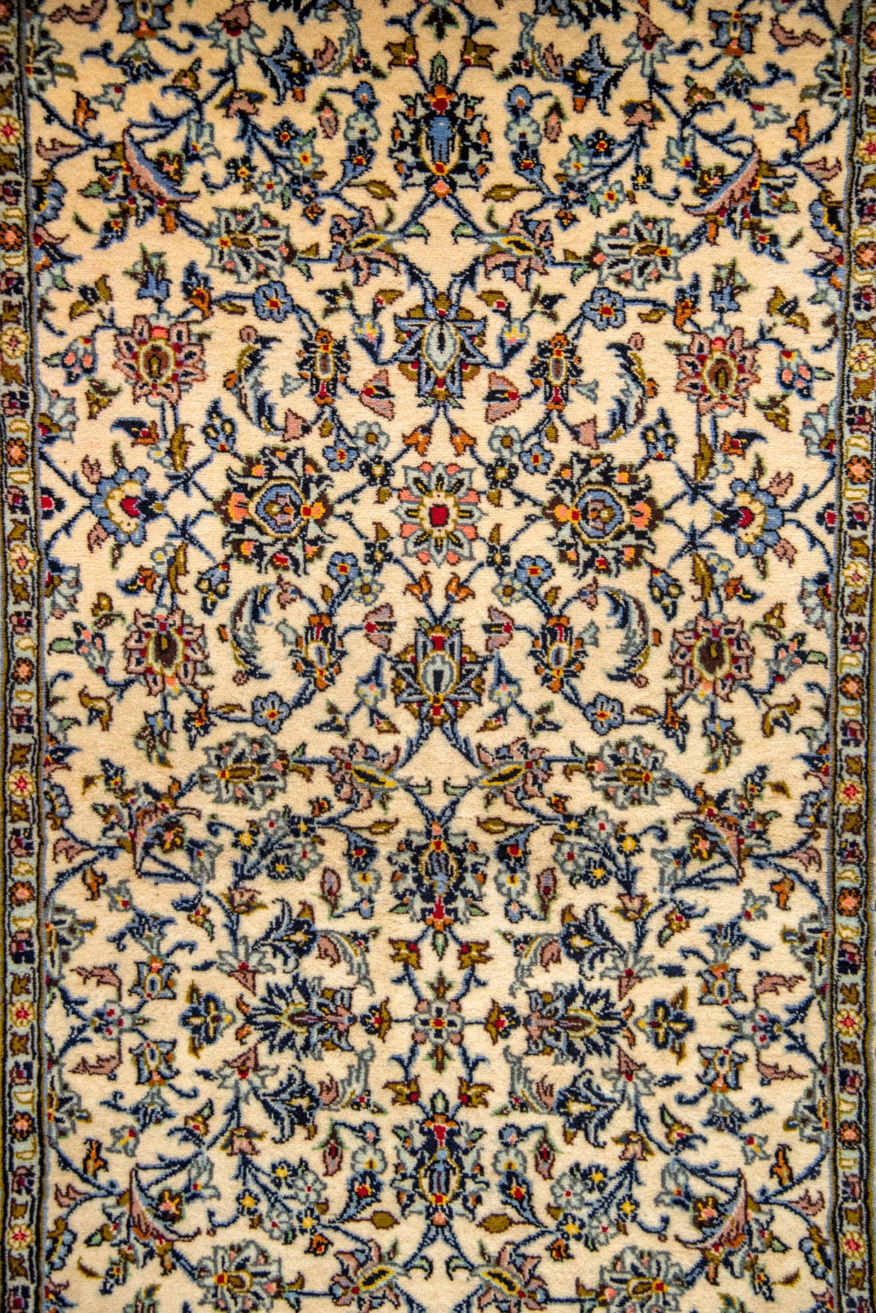 Kashan Runner - 500 cm x 100 cm (approx)