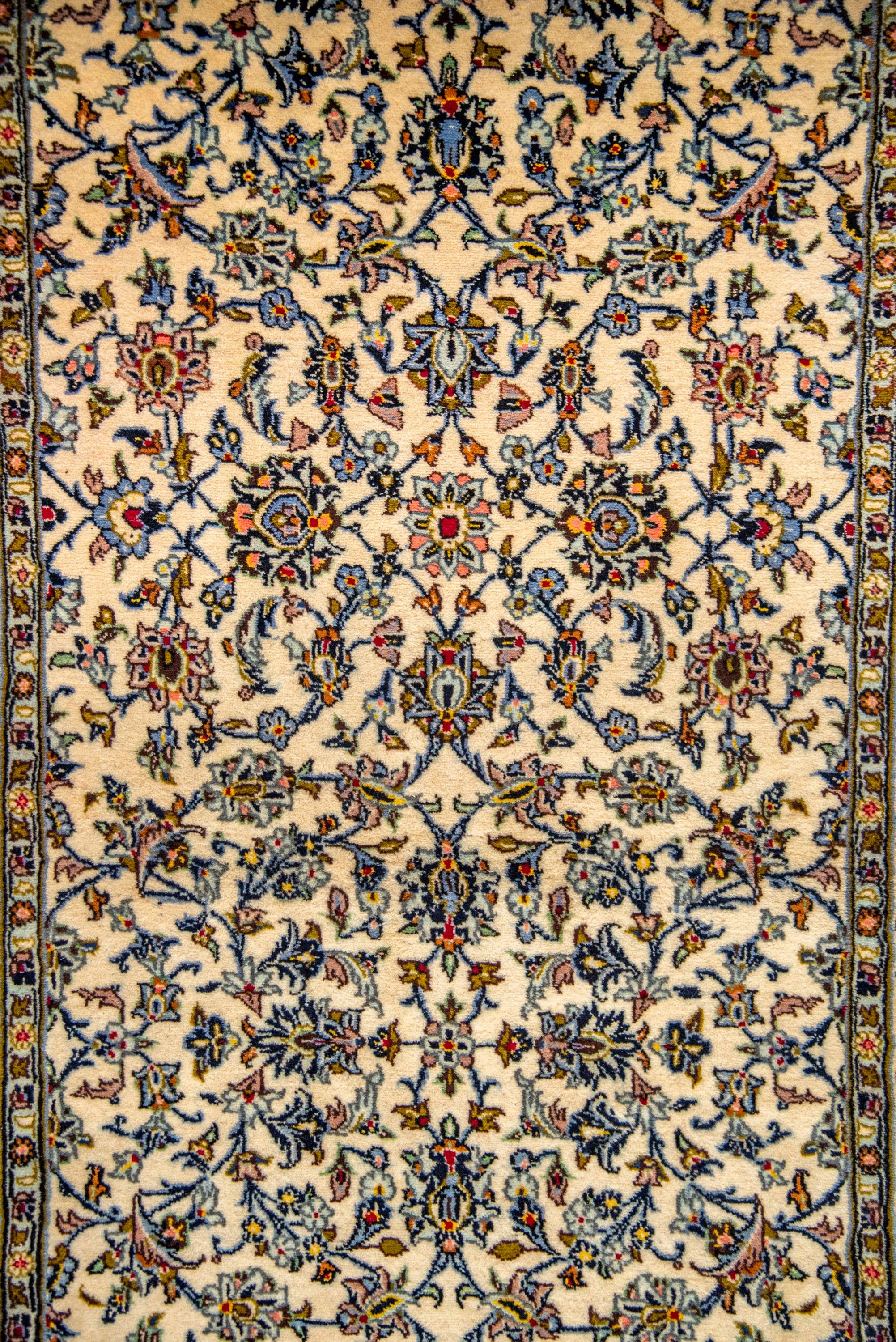 Kashan Runner - 500 cm x 100 cm (approx)