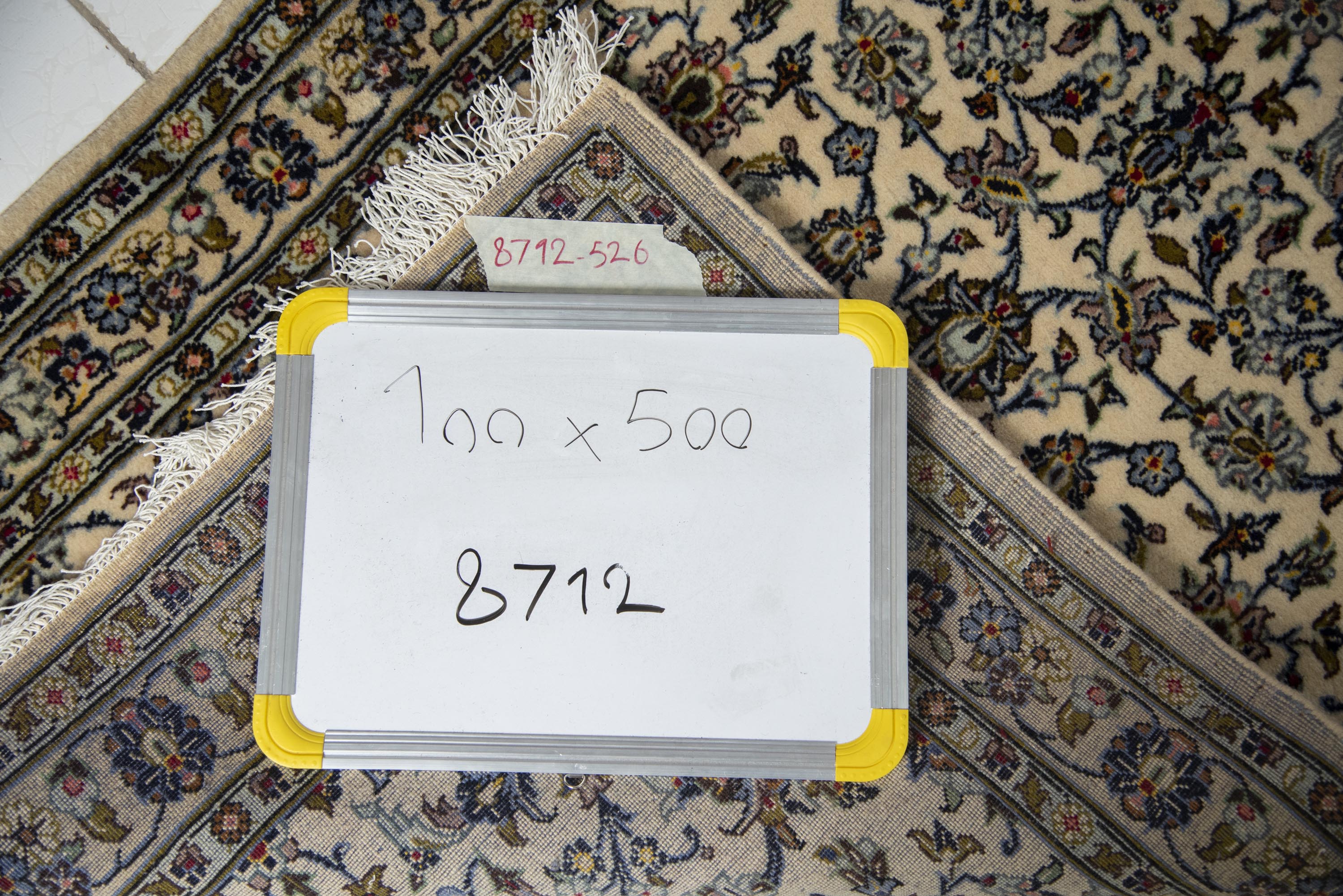 Kashan Runner - 500 cm x 100 cm (approx)