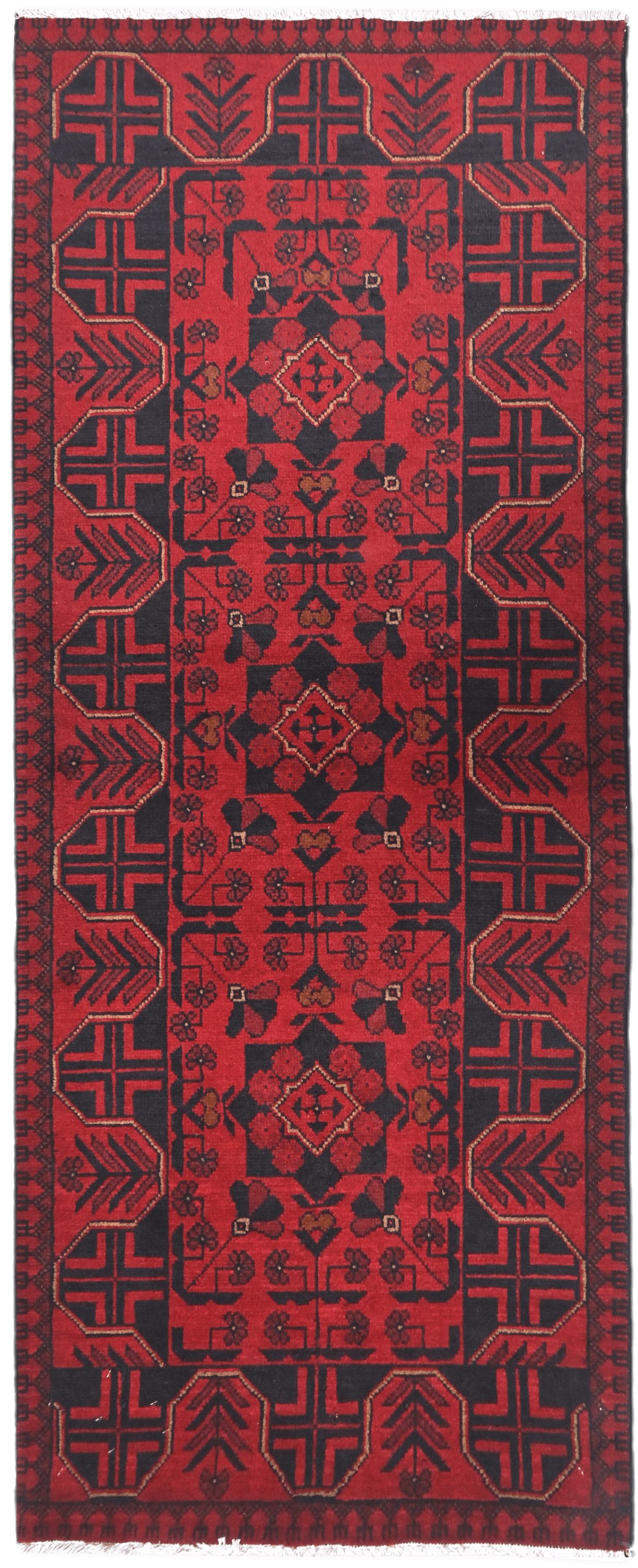 Khal Mohammadi Runner - 198 cm x 77 cm
