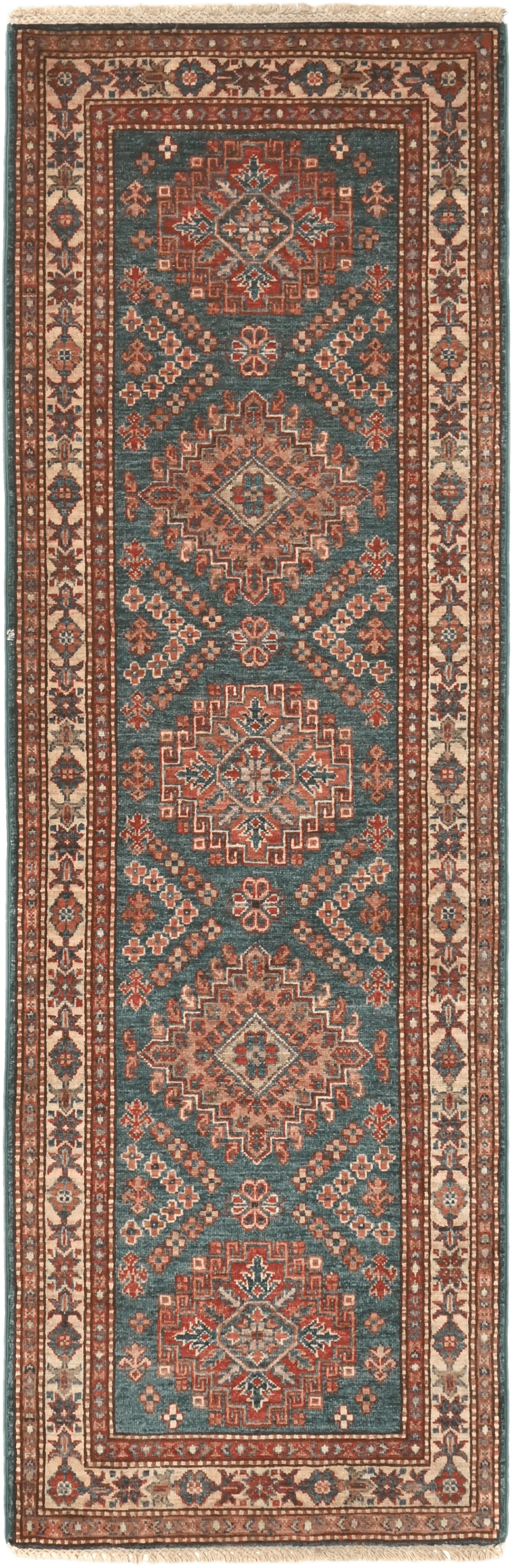 Super Kazak Runner - 225 cm x 77 cm