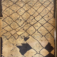 Indian Moroccan Design pure wool pile rug hand knotted 295cm x 205cm