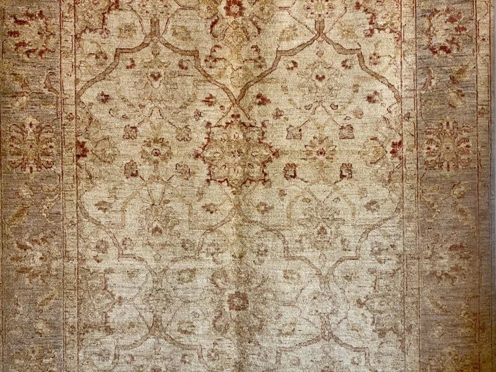 Afghan Chobi rug hand knotted pure wool pile 276cm x 184cm