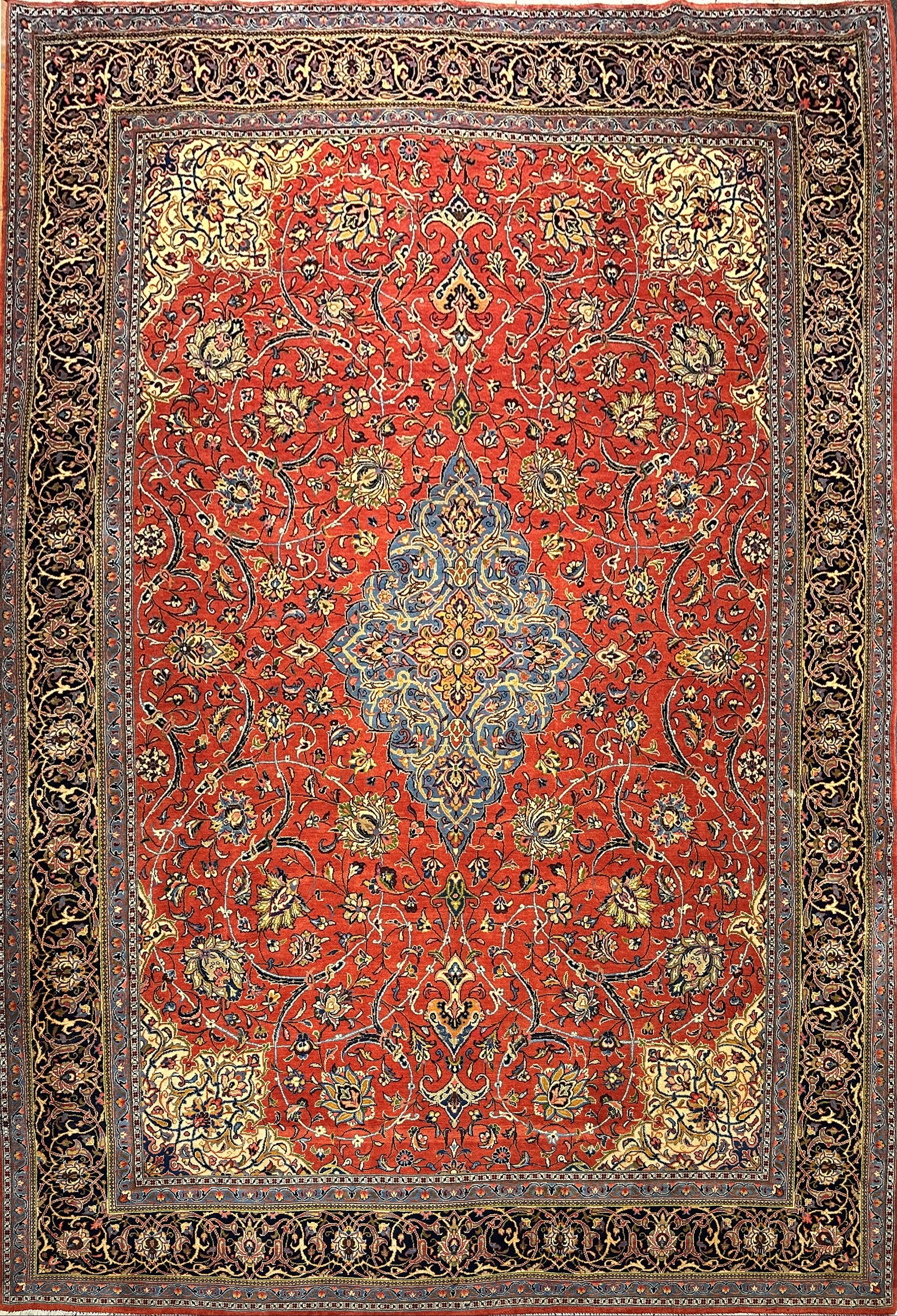 Sarouk Rug - 393 cm x 285 cm