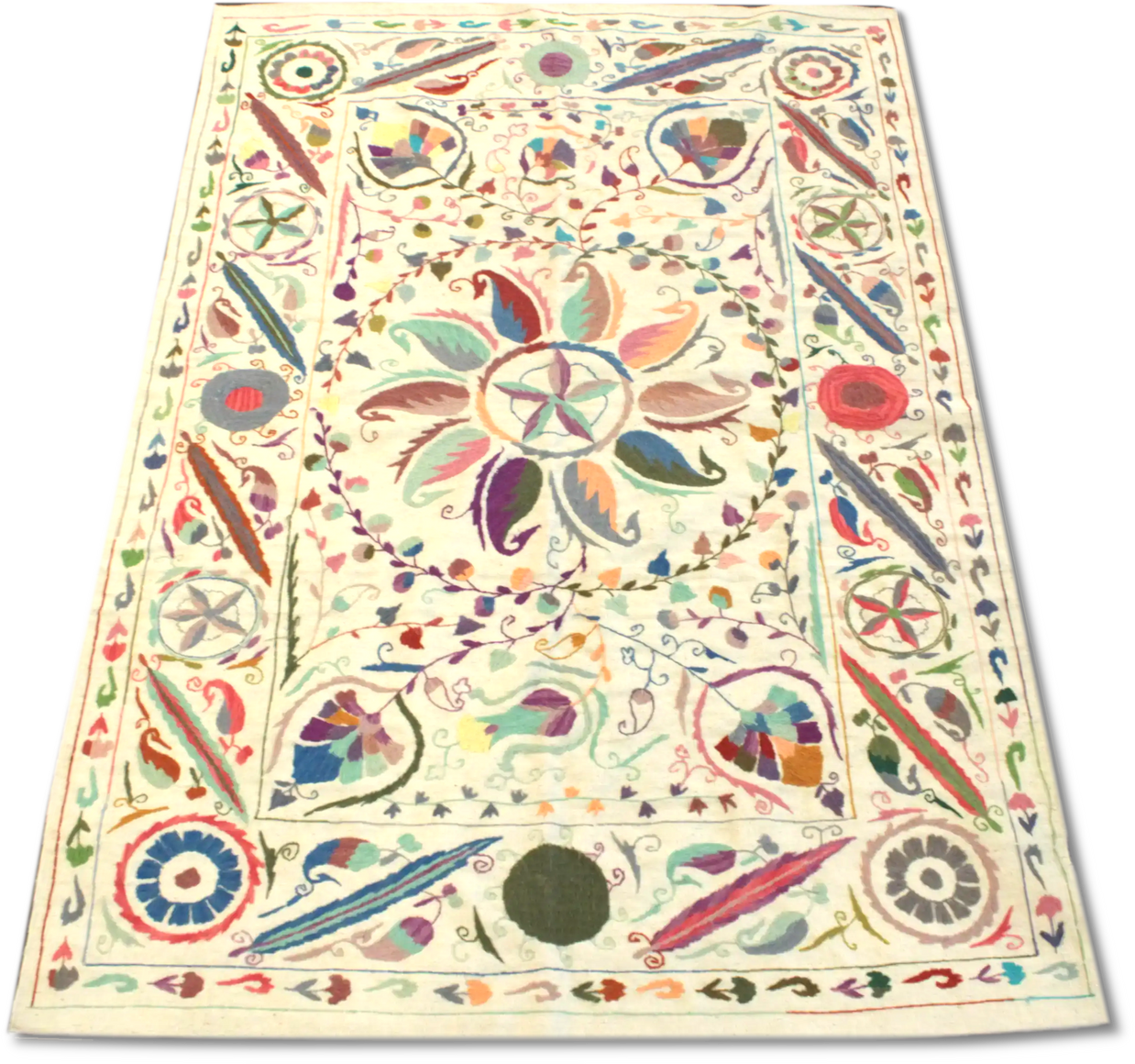 Suzani Kilim - 277 cm x 182 cm