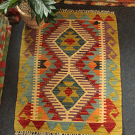 Chobi Kilim - 82 cm x 63 cm
