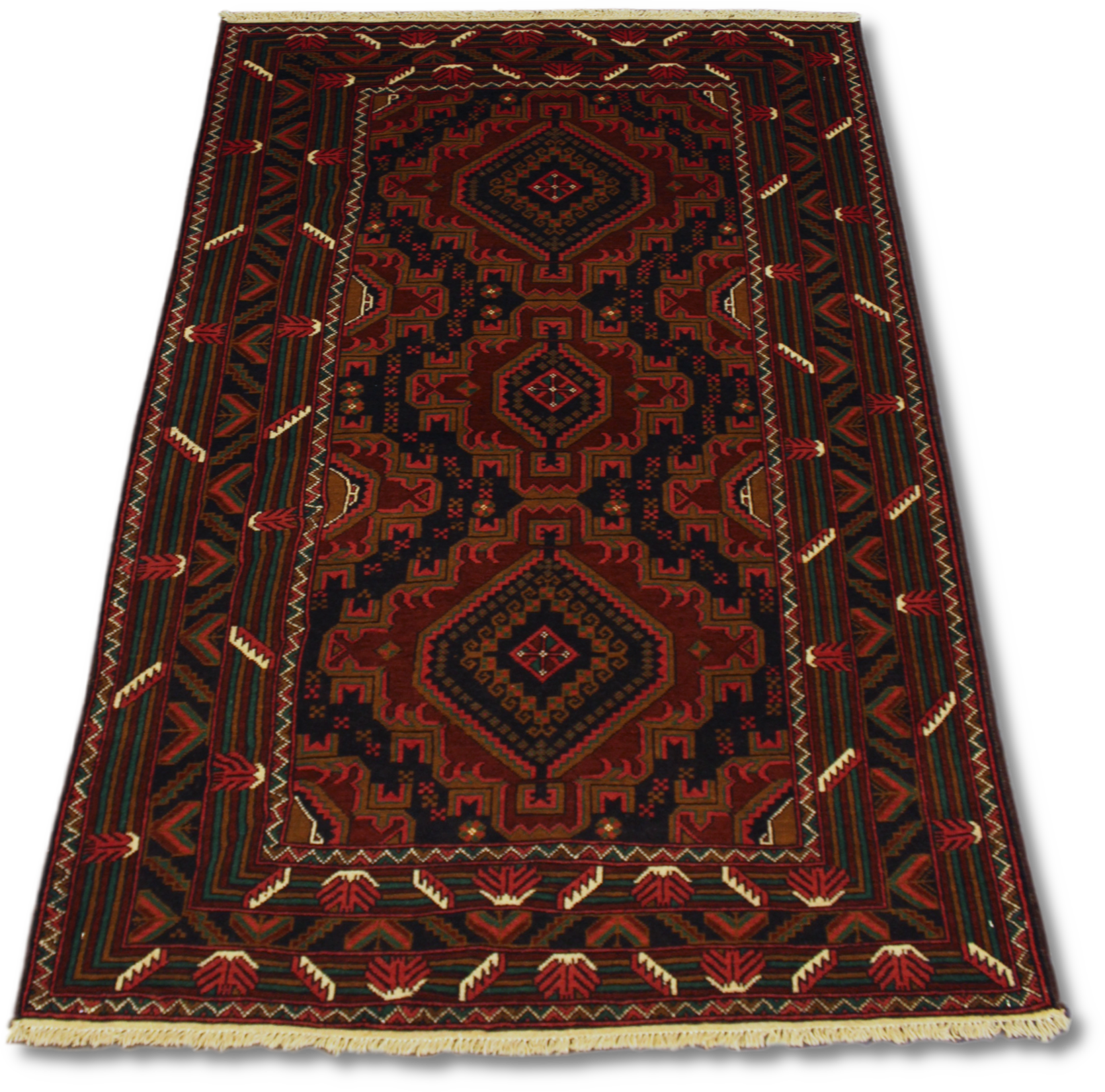 Fine Baluchi Rug - 189 cm x 117 cm