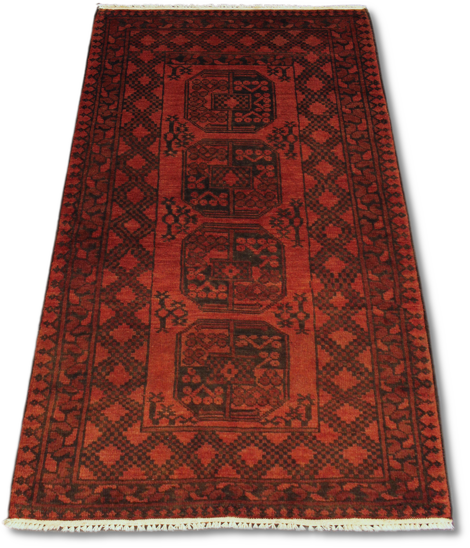 Turkaman Rug - 191 cm x 102 cm