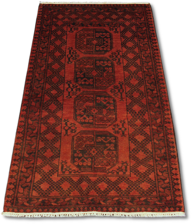 Turkaman Rug - 191 cm x 102 cm