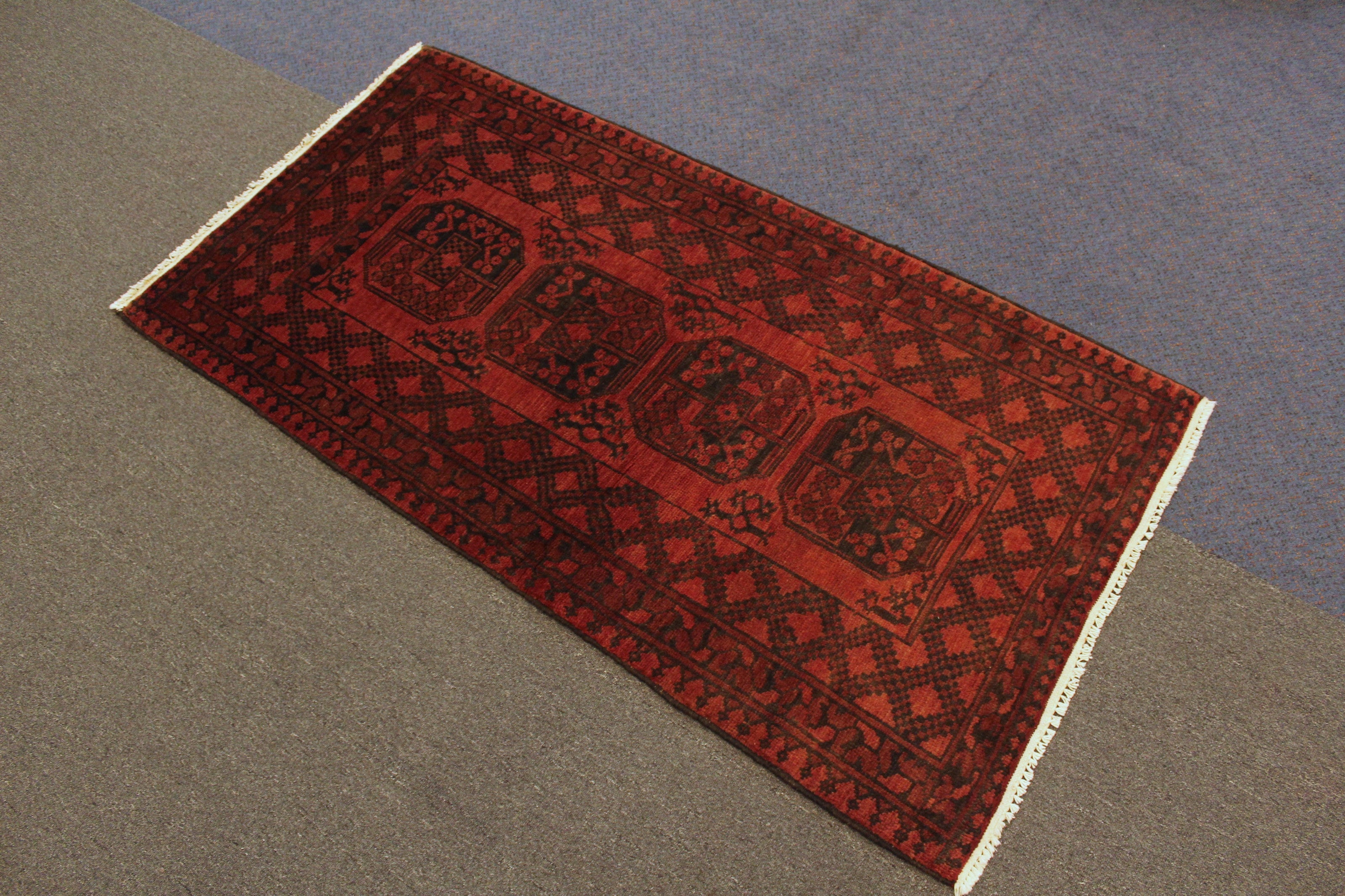 Turkaman Rug - 191 cm x 102 cm