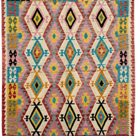 Chobi Kilim Rug - 199 cm x 163 cm