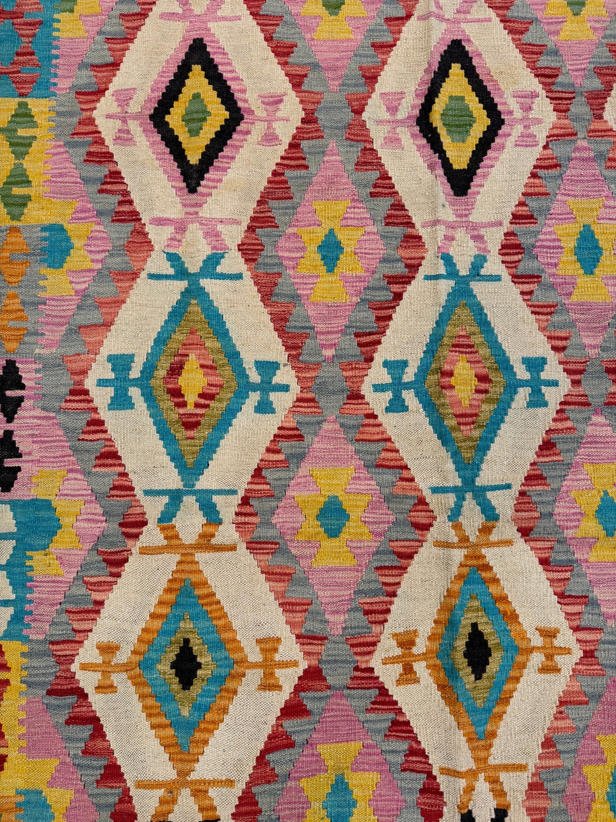 Chobi Kilim Rug - 199 cm x 163 cm