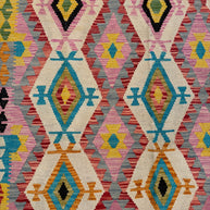 Chobi Kilim Rug - 199 cm x 163 cm