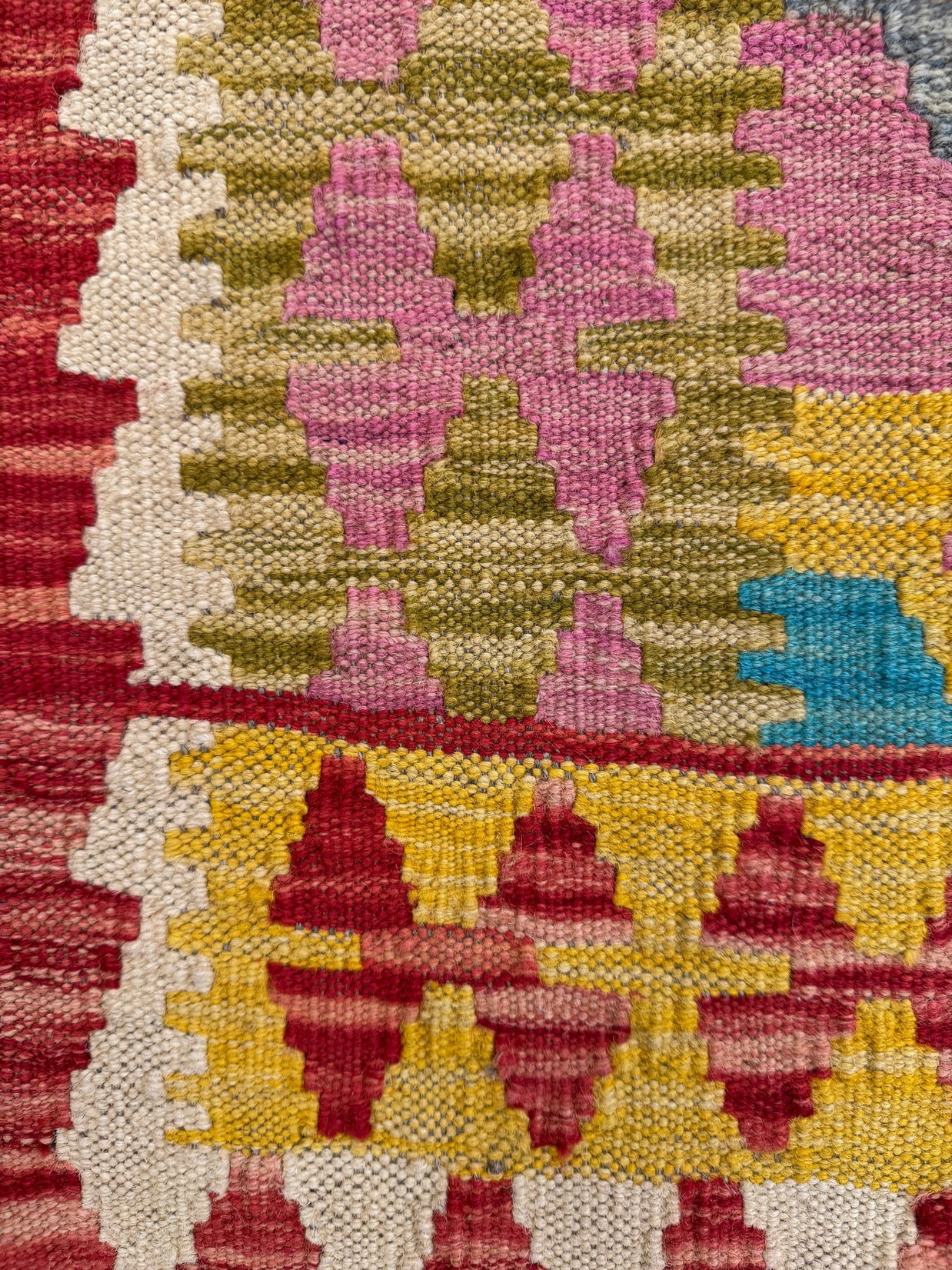 Chobi Kilim Rug - 199 cm x 163 cm